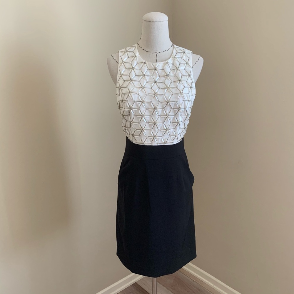 Ted Baker Donelle Embellished Bead Sequin Dress XS
